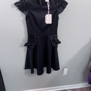 Black‎ Ted Baker Ruffled Dress NWT